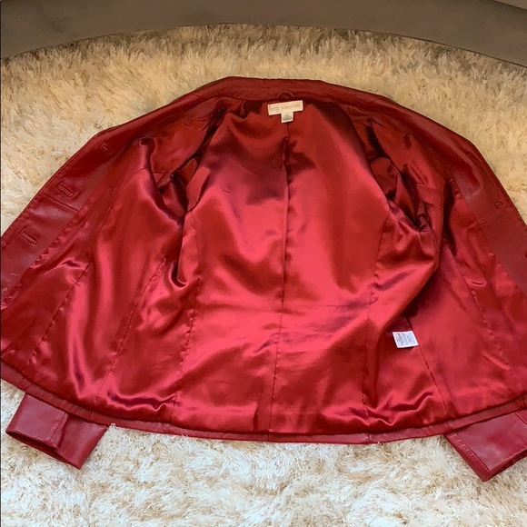 Red Leather Jacket - Picture 4 of 7